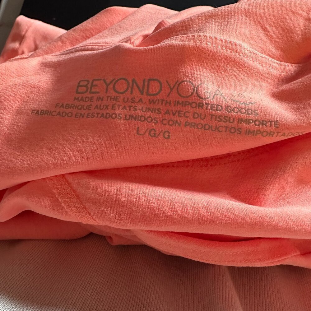 NWOT‎ Beyond Yoga Lost Your Mind Dress Electric Peach size Large - Picture 7 of 8